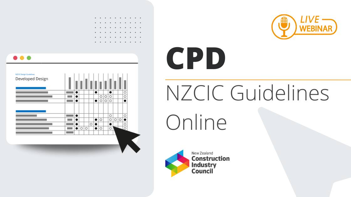 Masterspec CPD on NZCIC Guidelines Online