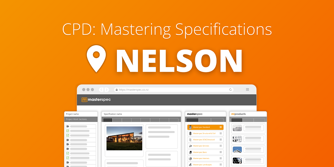 CPD: Mastering Masterspec Specifications - Nelson | ⭐ 20 CPD Points